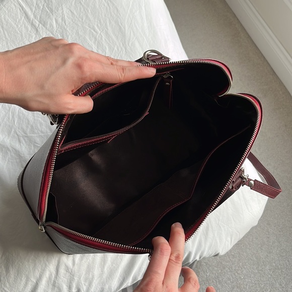 Burgundy Pulicati Purse - Picture 2 of 3